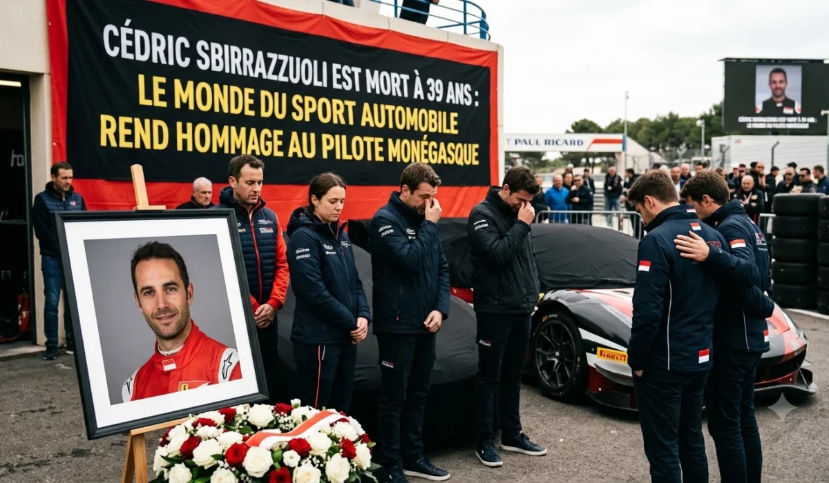 Cédric Sbirrazzuoli est mort à 39 ans : le monde du sport automobile rend hommage au pilote monégasque