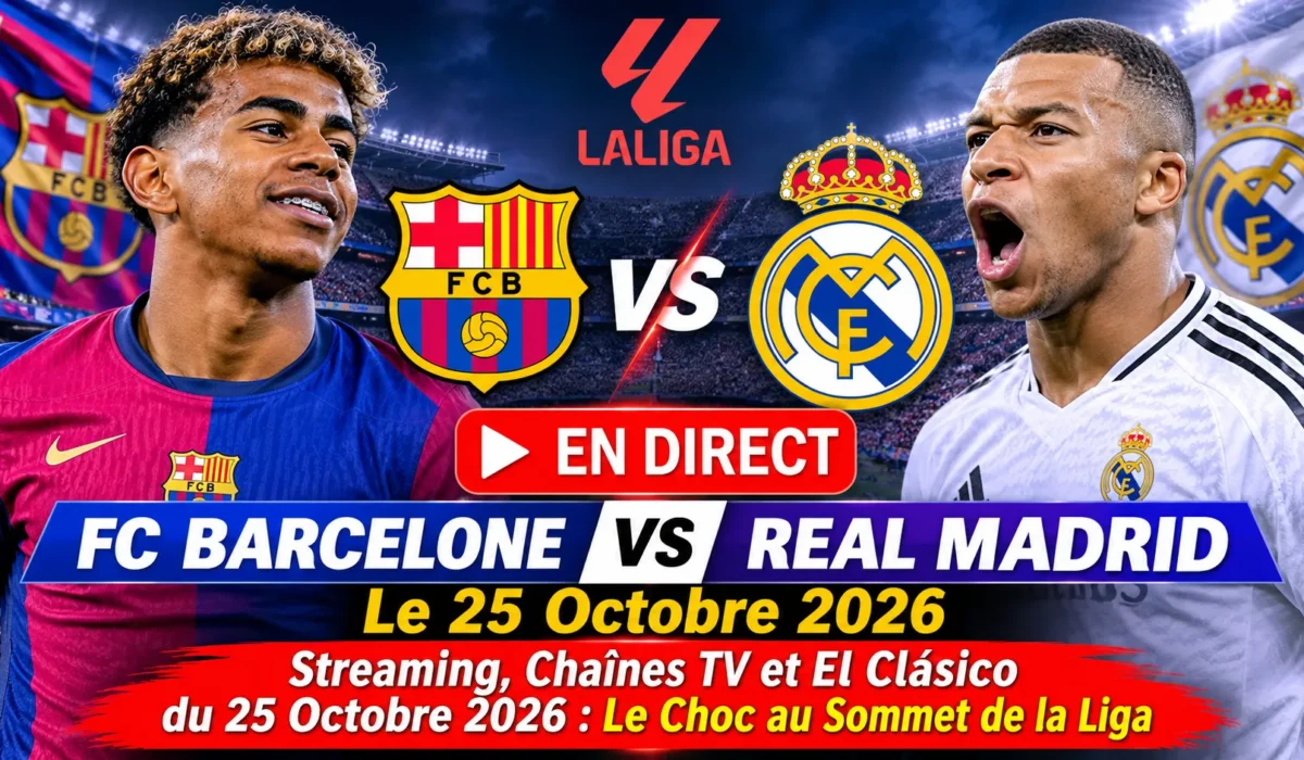 EN DIRECT : FC Barcelone vs Real Madrid
