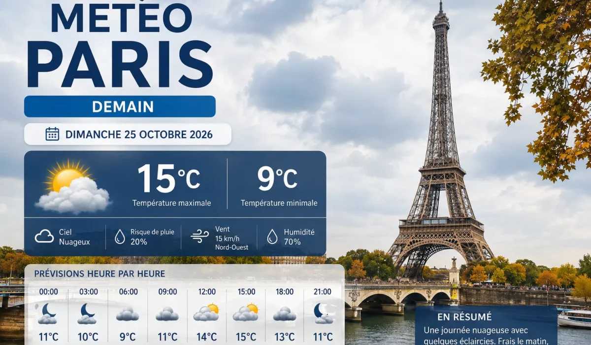 Météo Paris Demain