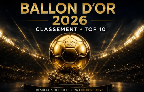 Classement Ballon d&rsquo;Or 2026 : Le Top 10 et les Résultats Officiels