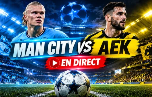 Manchester City – AEK Athènes en direct : horaire, chaîne TV et infos du match du 20 octobre 2026