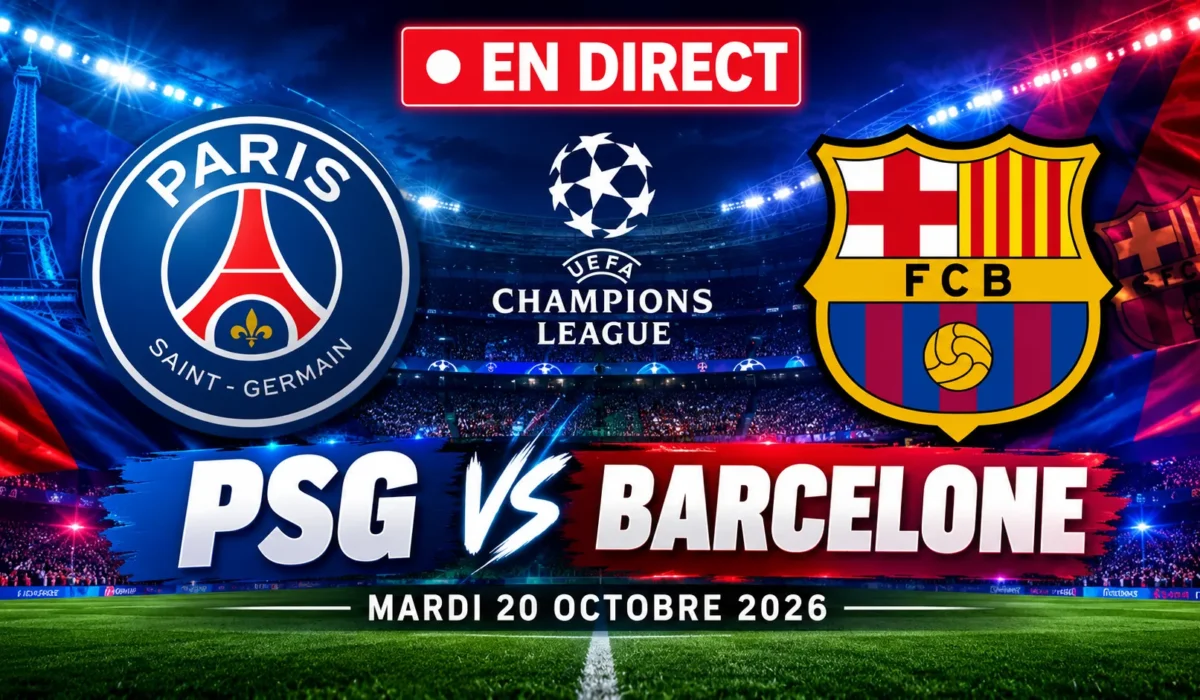 FC Barcelone vs PSG – Streaming, Chaînes TV et Choc de Ligue des Champions au Sommet