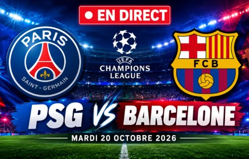 EN DIRECT : FC Barcelone vs PSG – Streaming, Chaînes TV et Choc de Ligue des Champions au Sommet