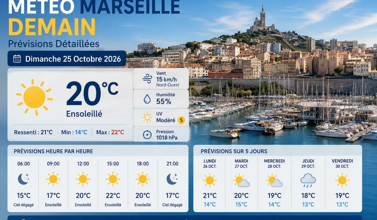 Météo Marseille Demain